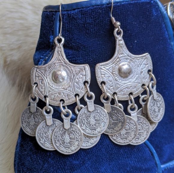 Kate Hewko Armour Coin Earrings - Picture 3 of 5